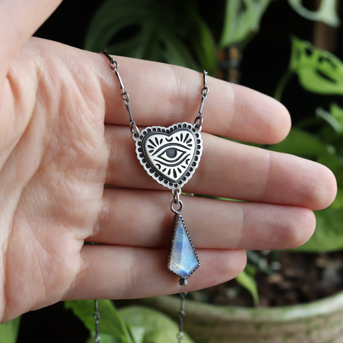 Sacred Eye Moonstone Necklace