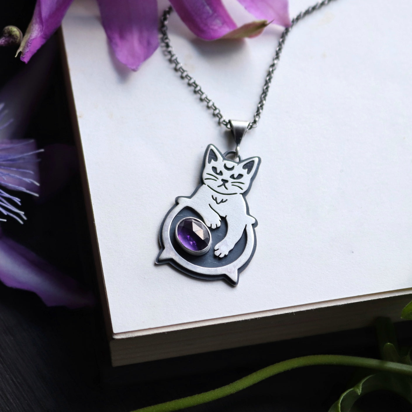Cauldron Kitty Necklace