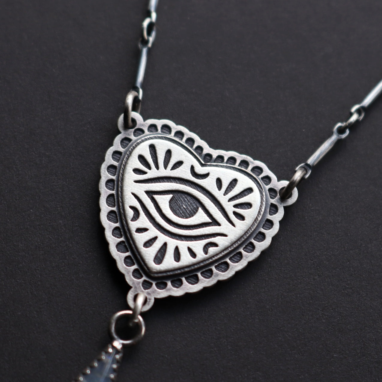 Sacred Eye Moonstone Necklace