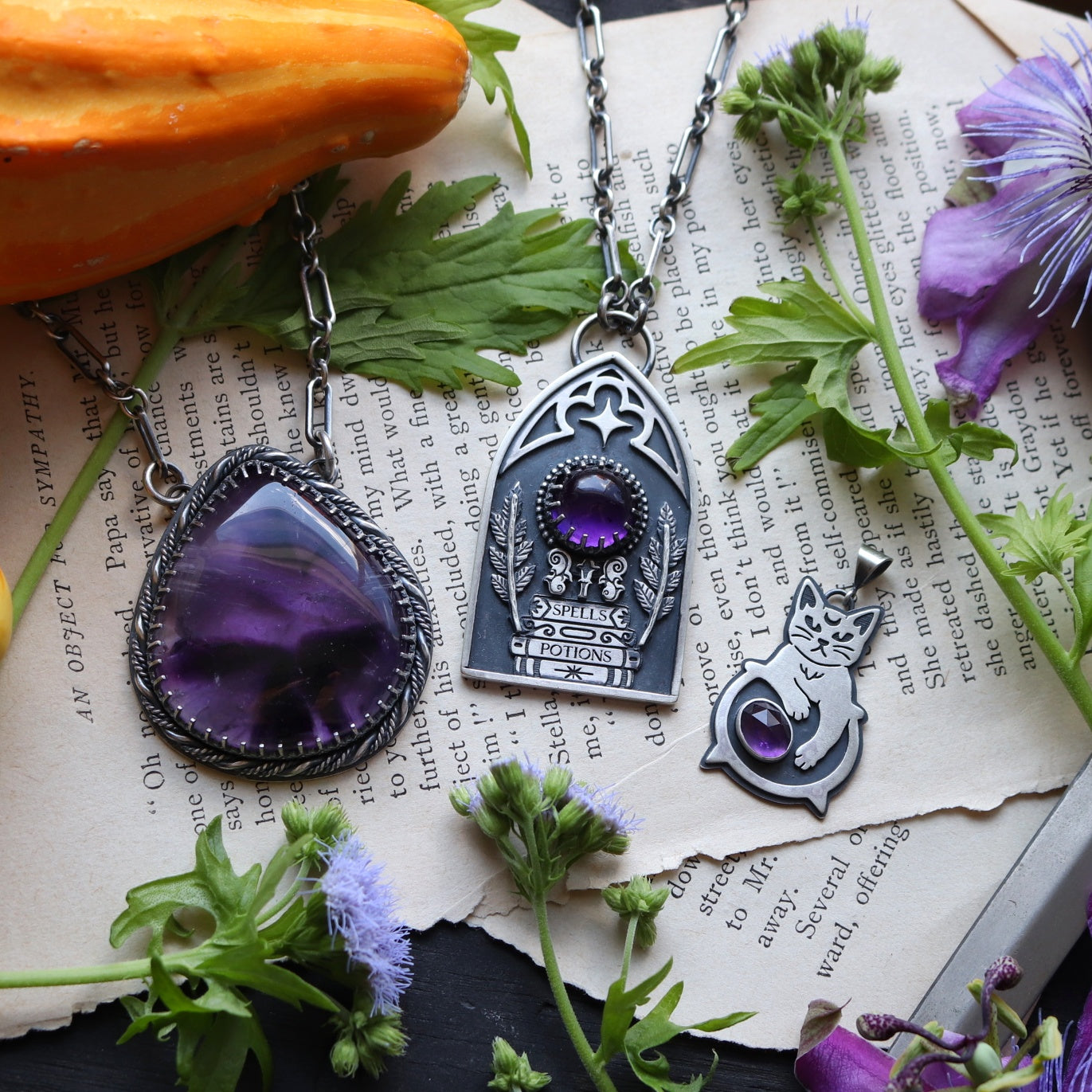Cauldron Kitty Necklace