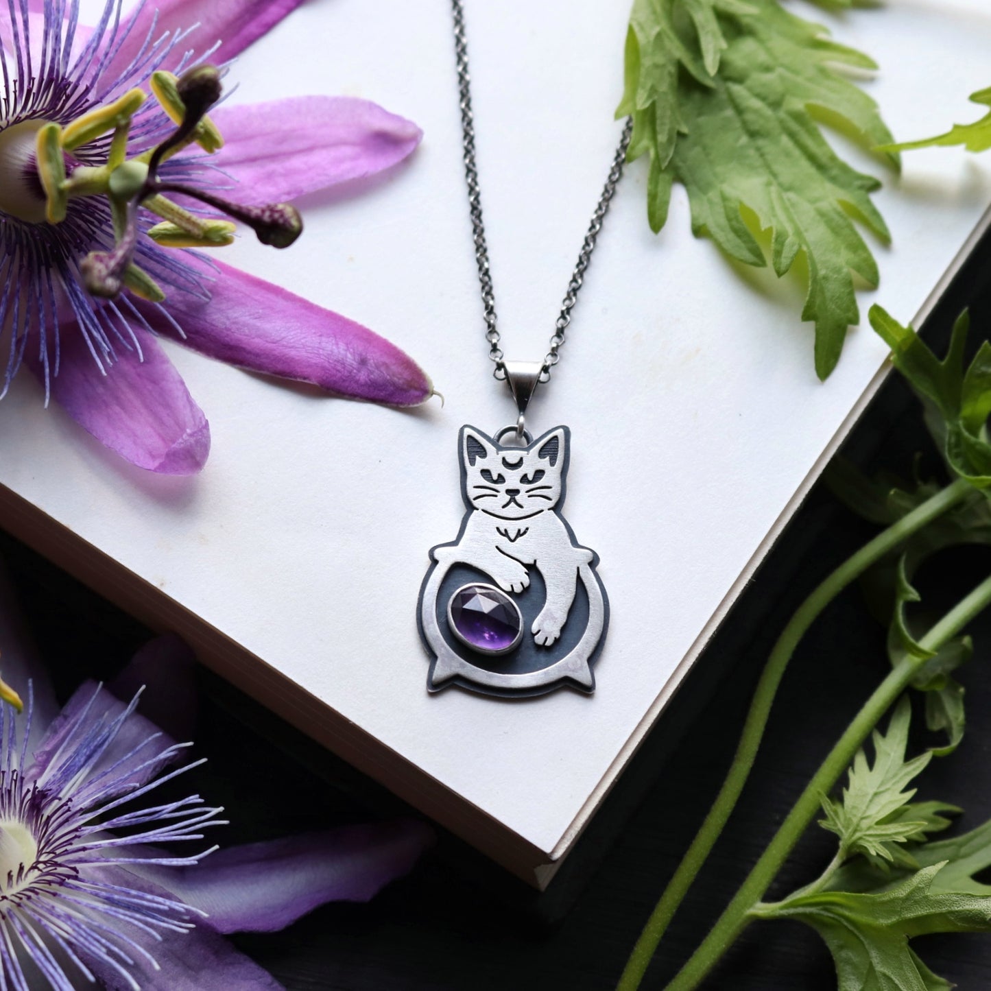 Cauldron Kitty Necklace