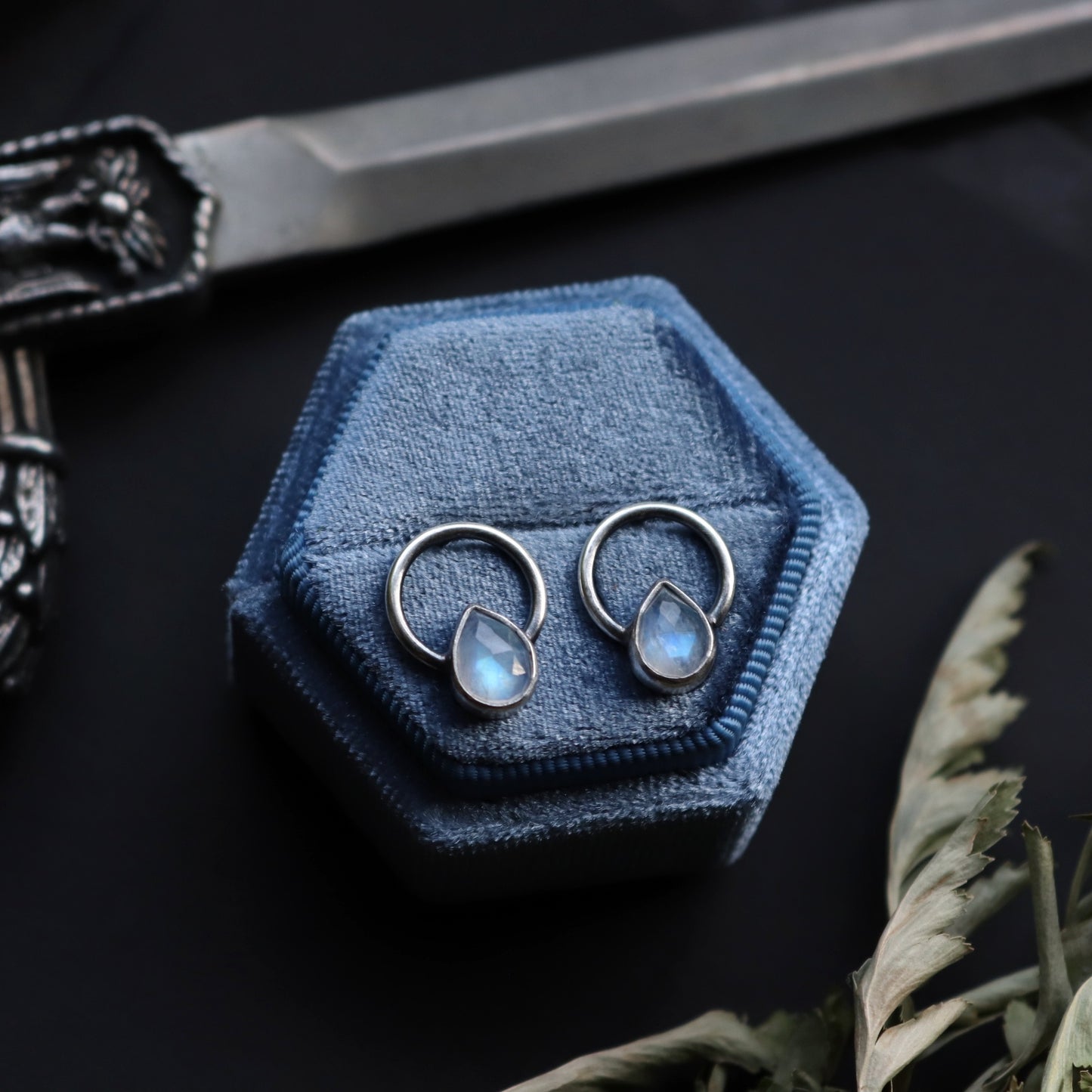 Moonstone Calypso Studs