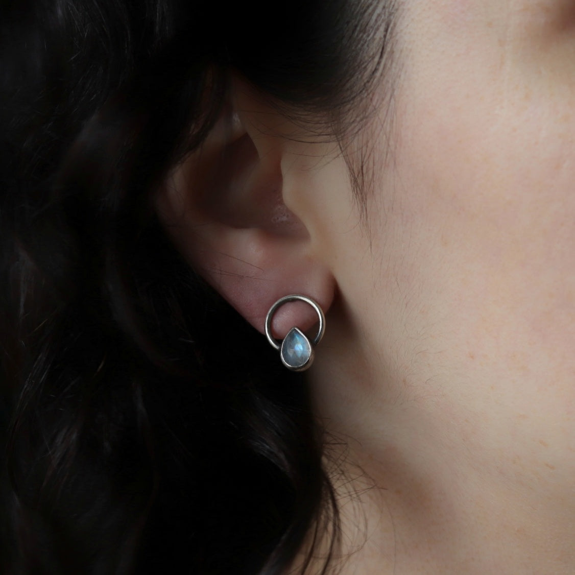 Moonstone Calypso Studs