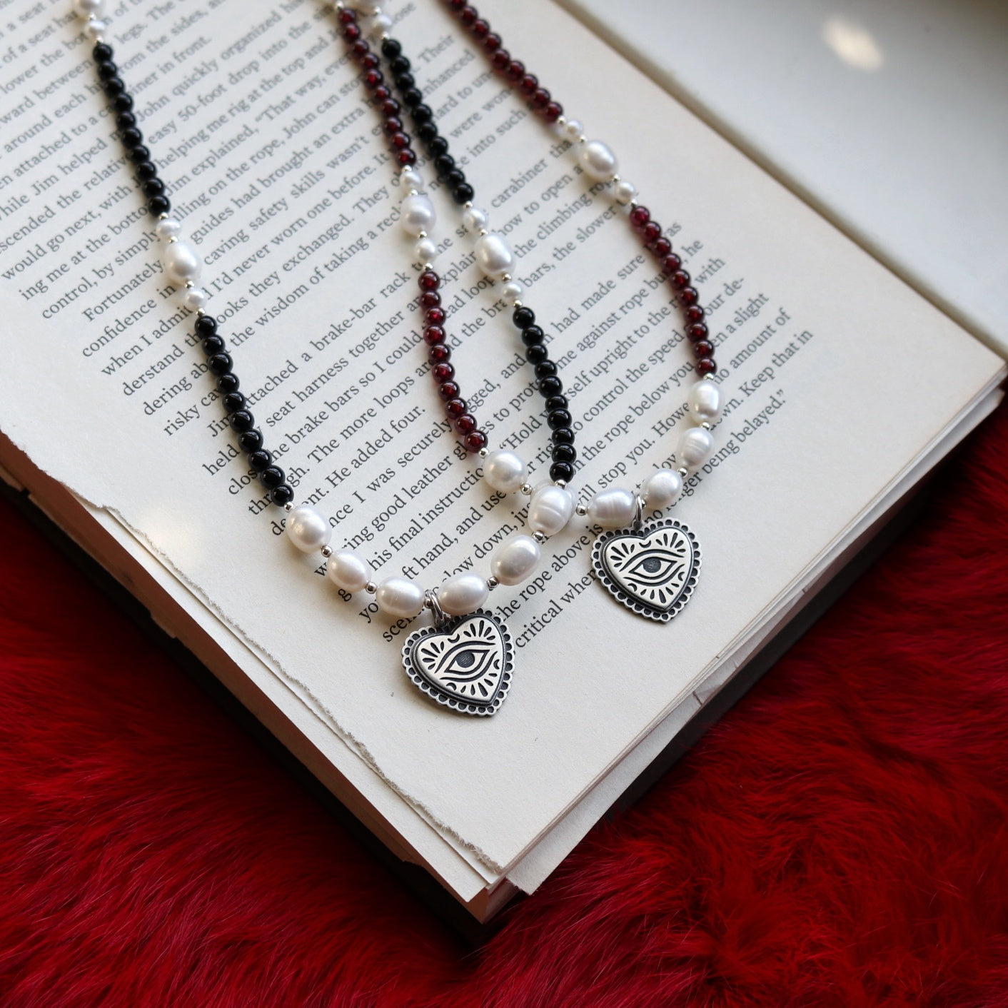 Beaded Gemstone Necklace