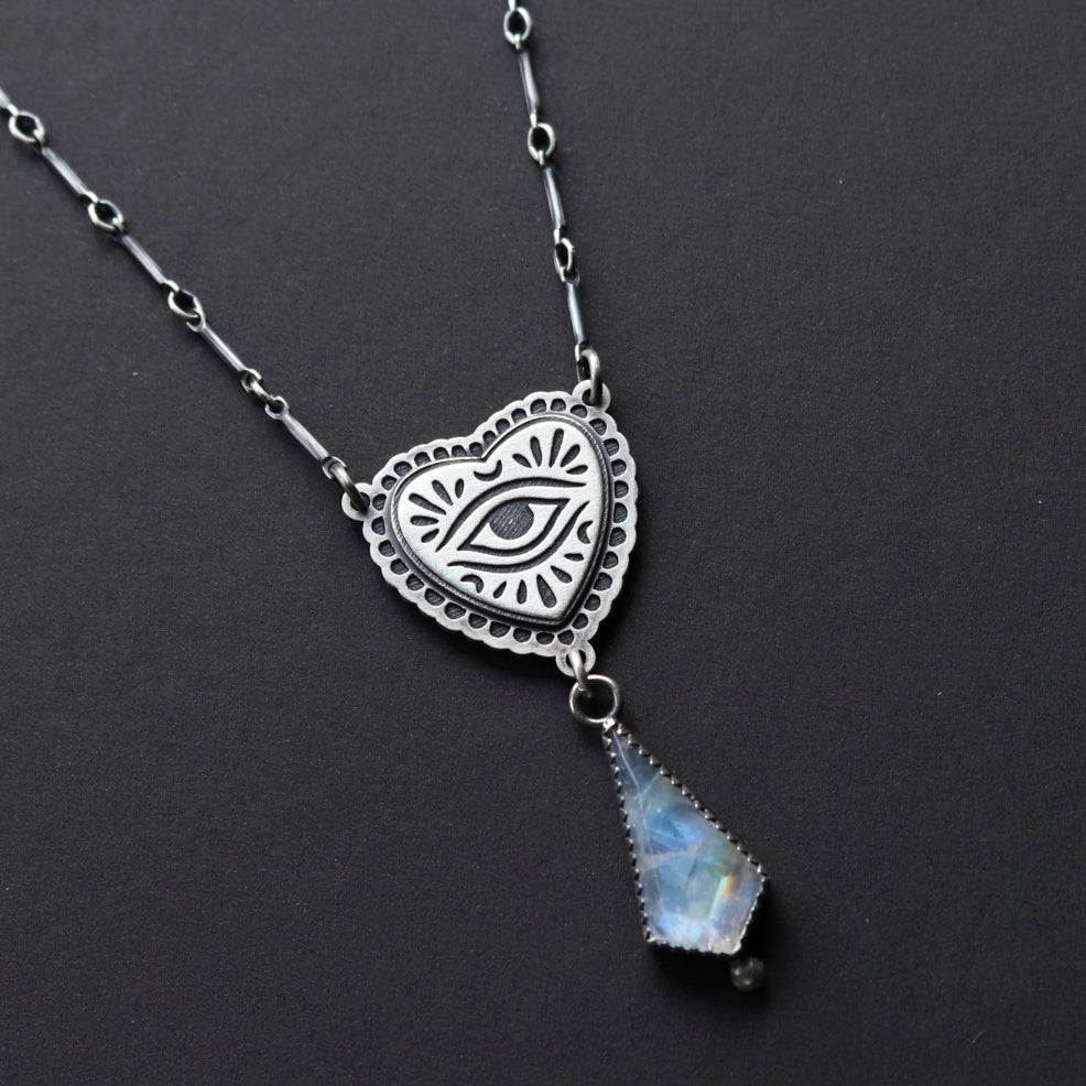 Sacred Eye Moonstone Necklace
