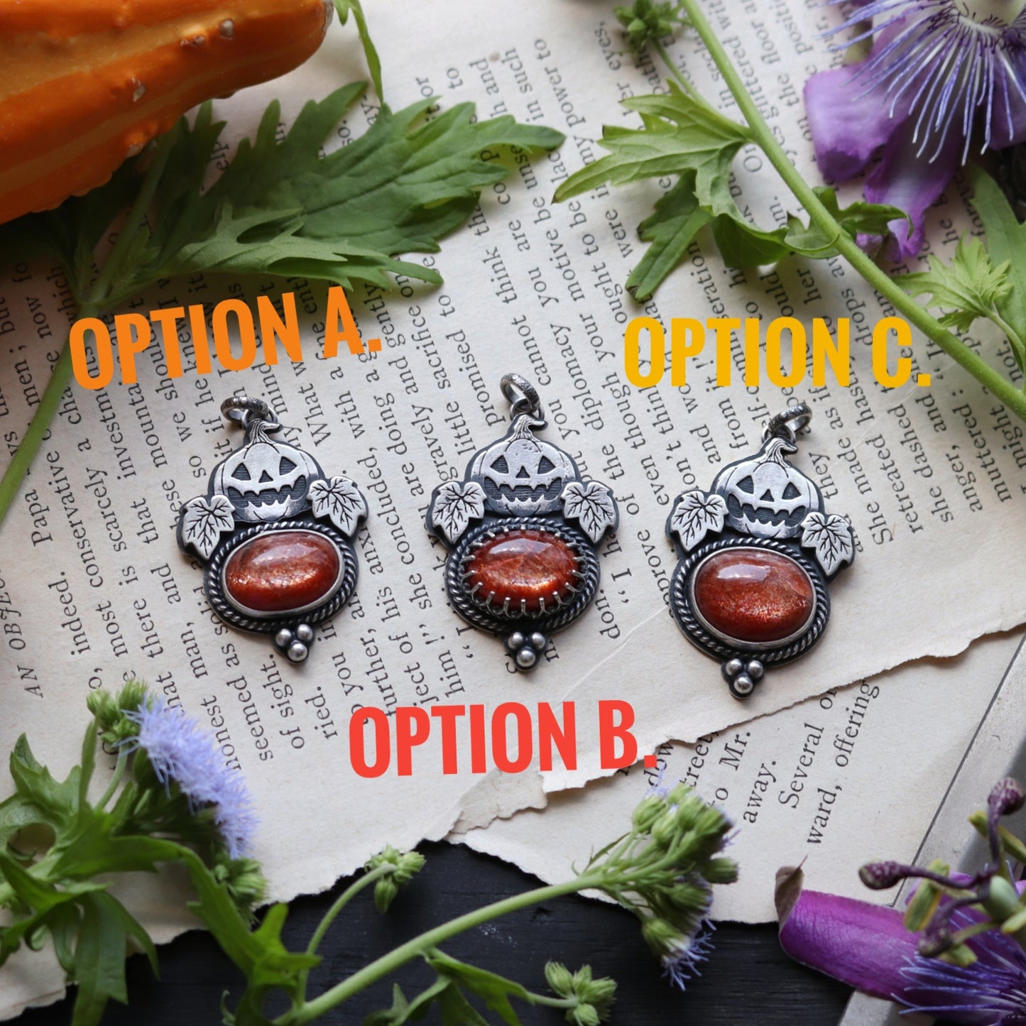 Jack-O-Lanturn Necklace