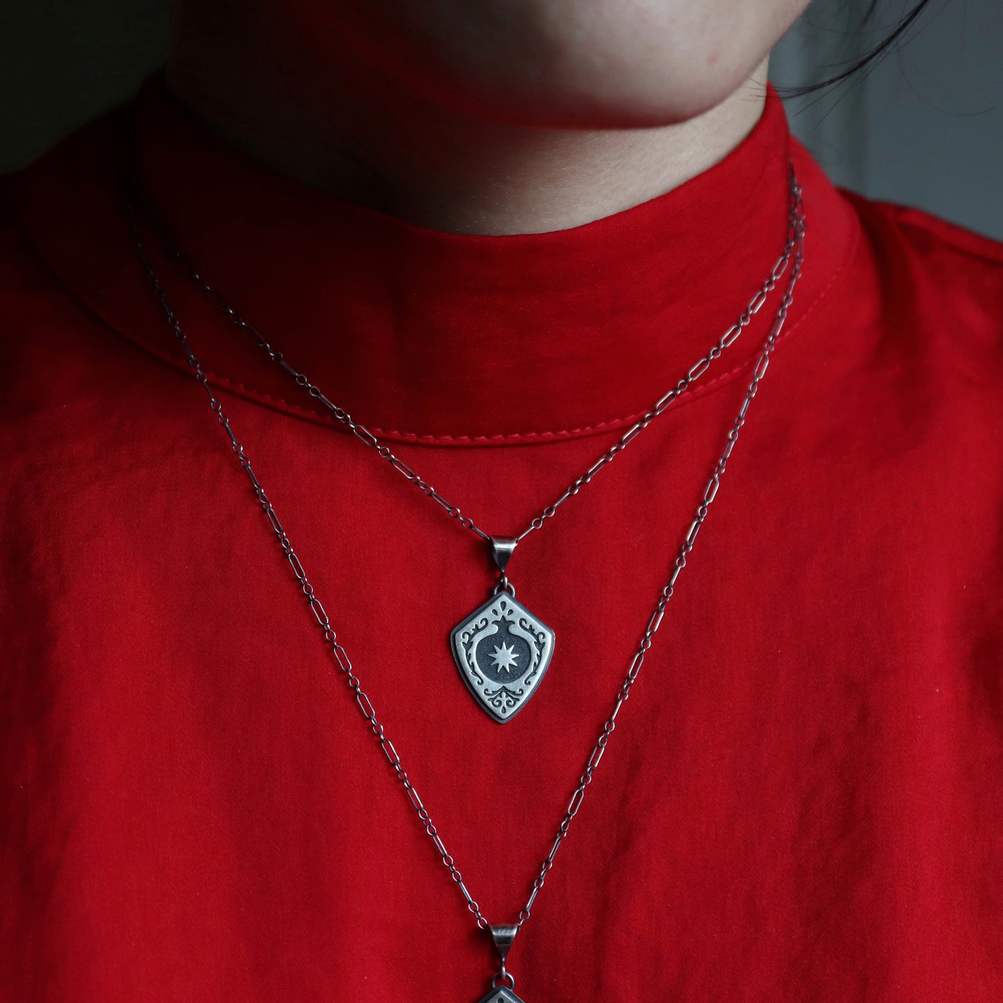 Mini Shield Necklace