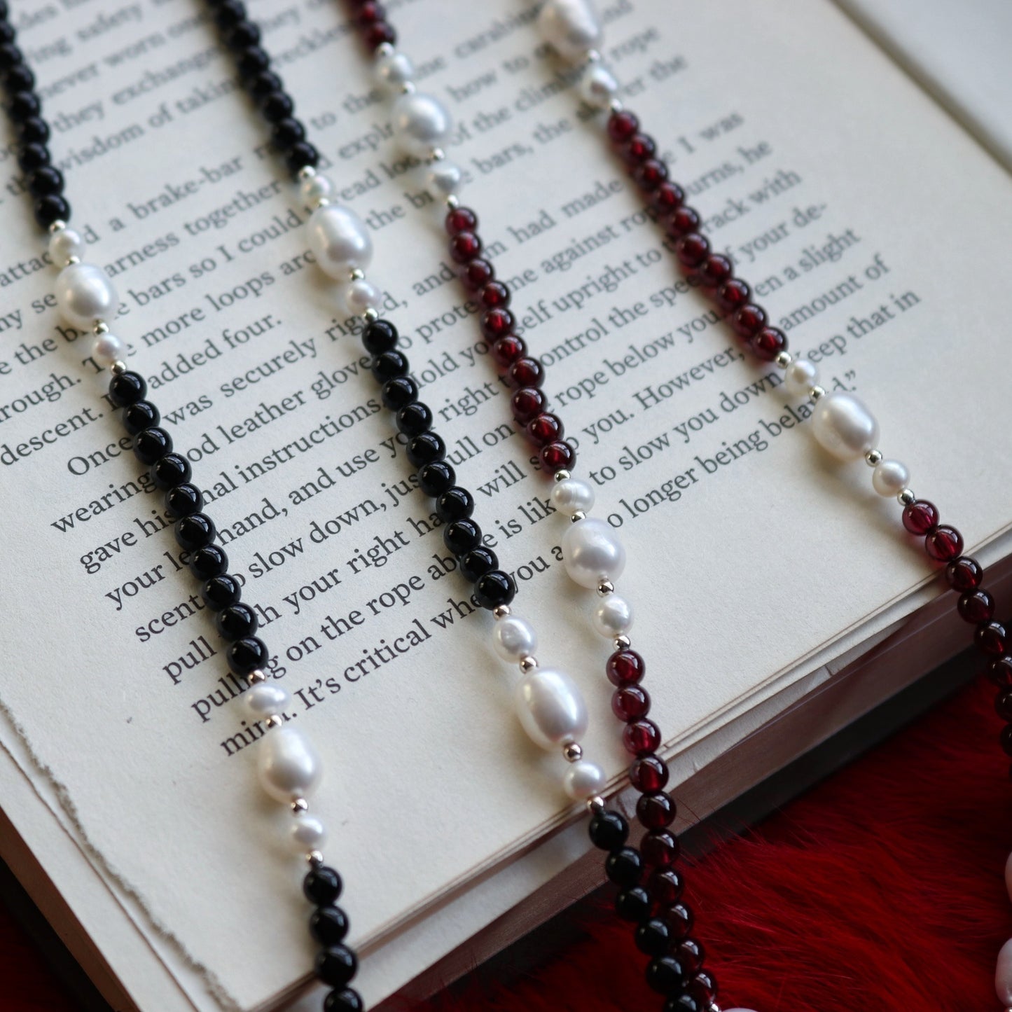 Beaded Gemstone Necklace