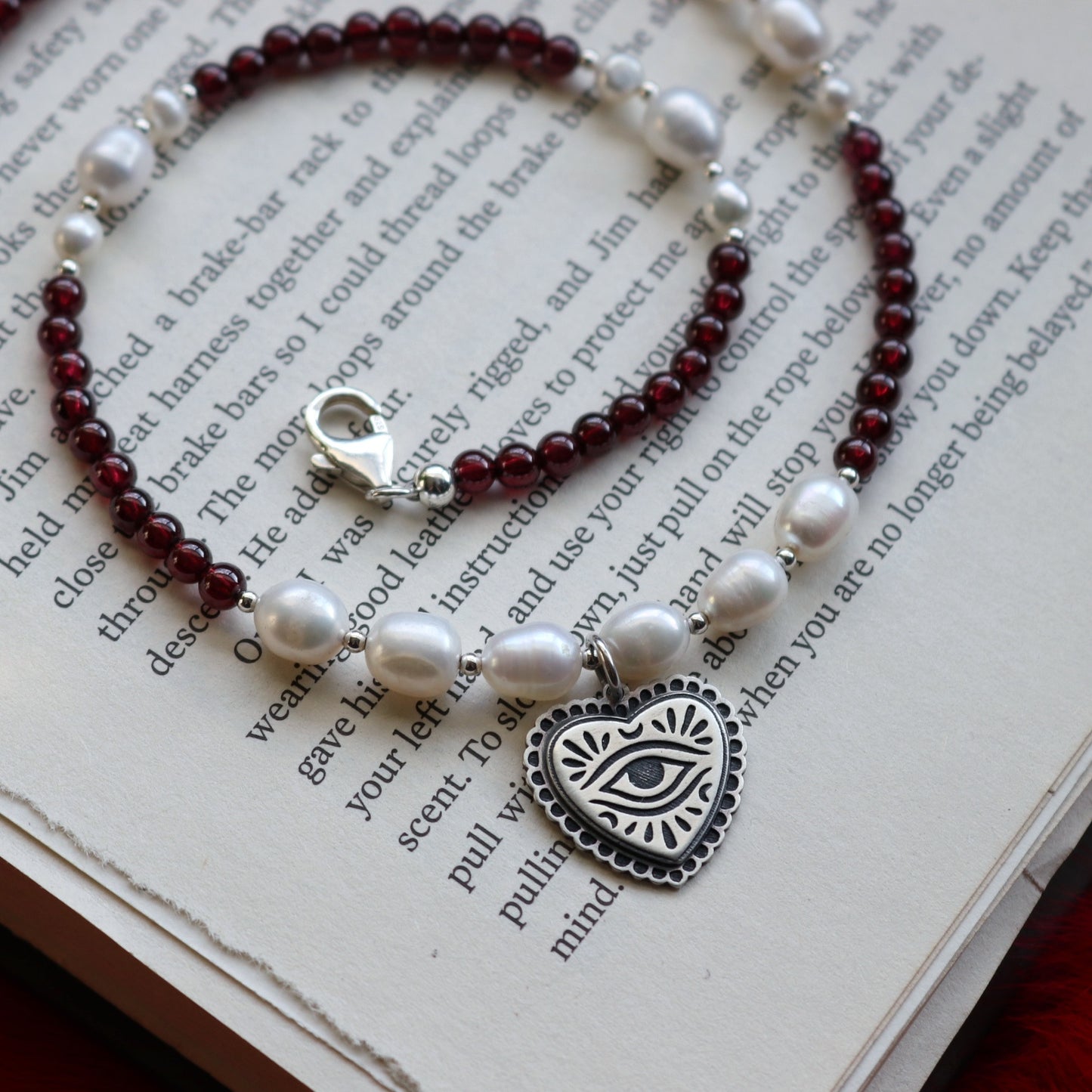 Beaded Gemstone Necklace