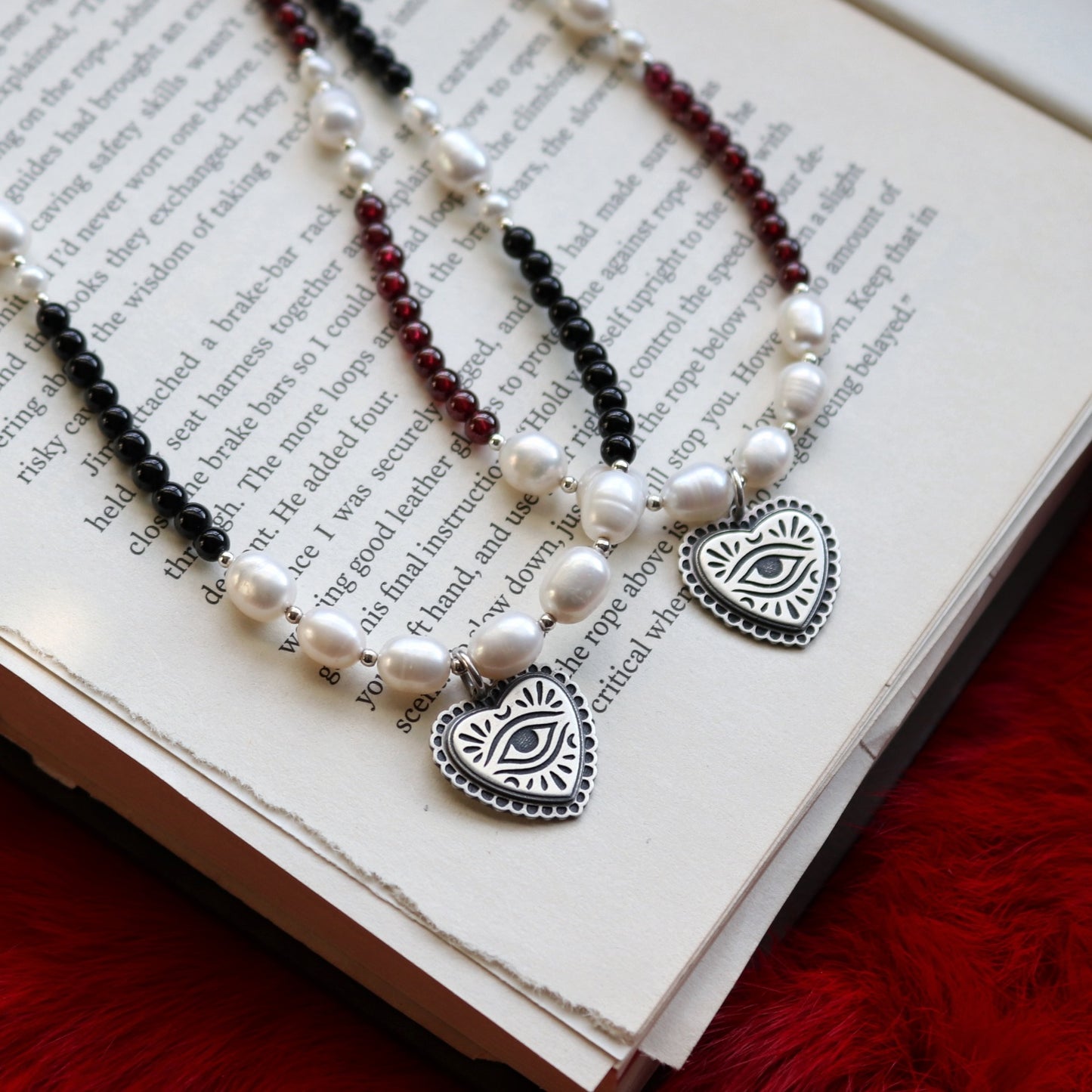 Beaded Gemstone Necklace