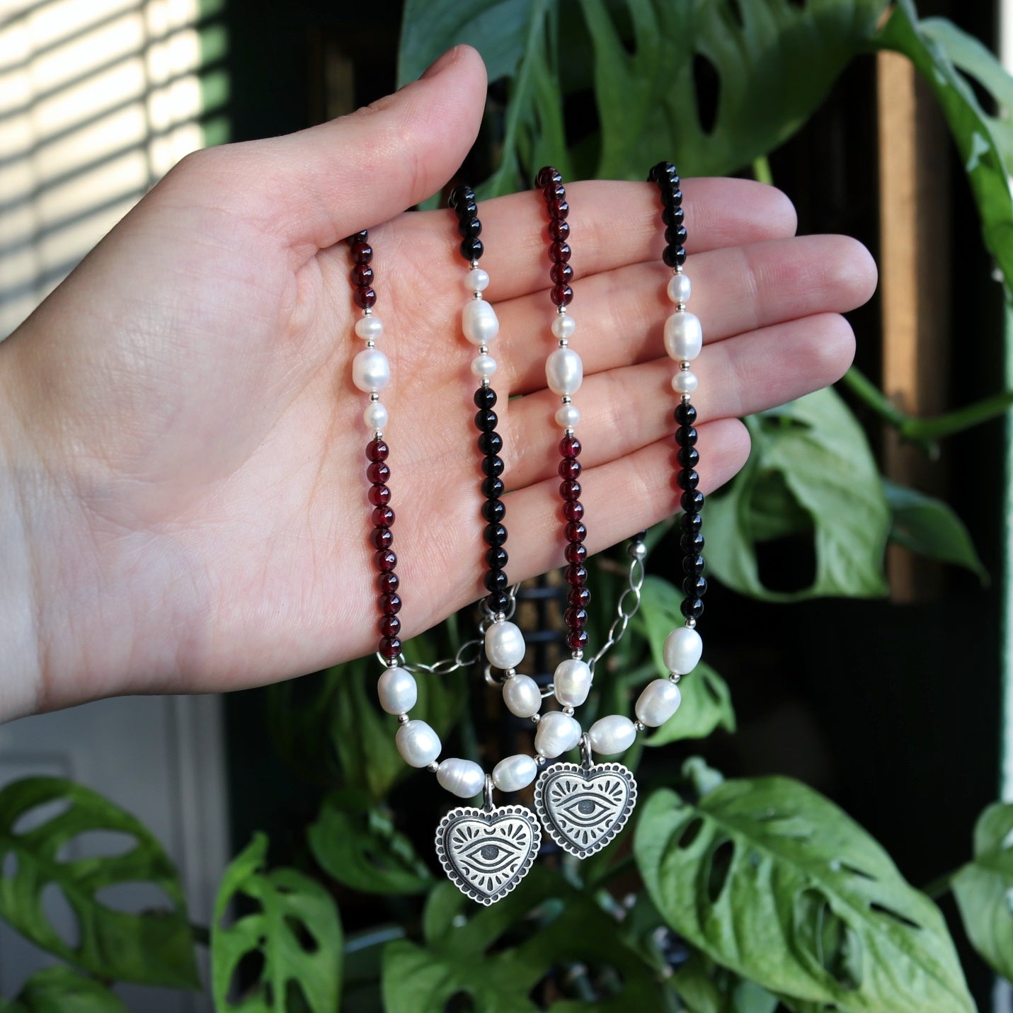 Beaded Gemstone Necklace