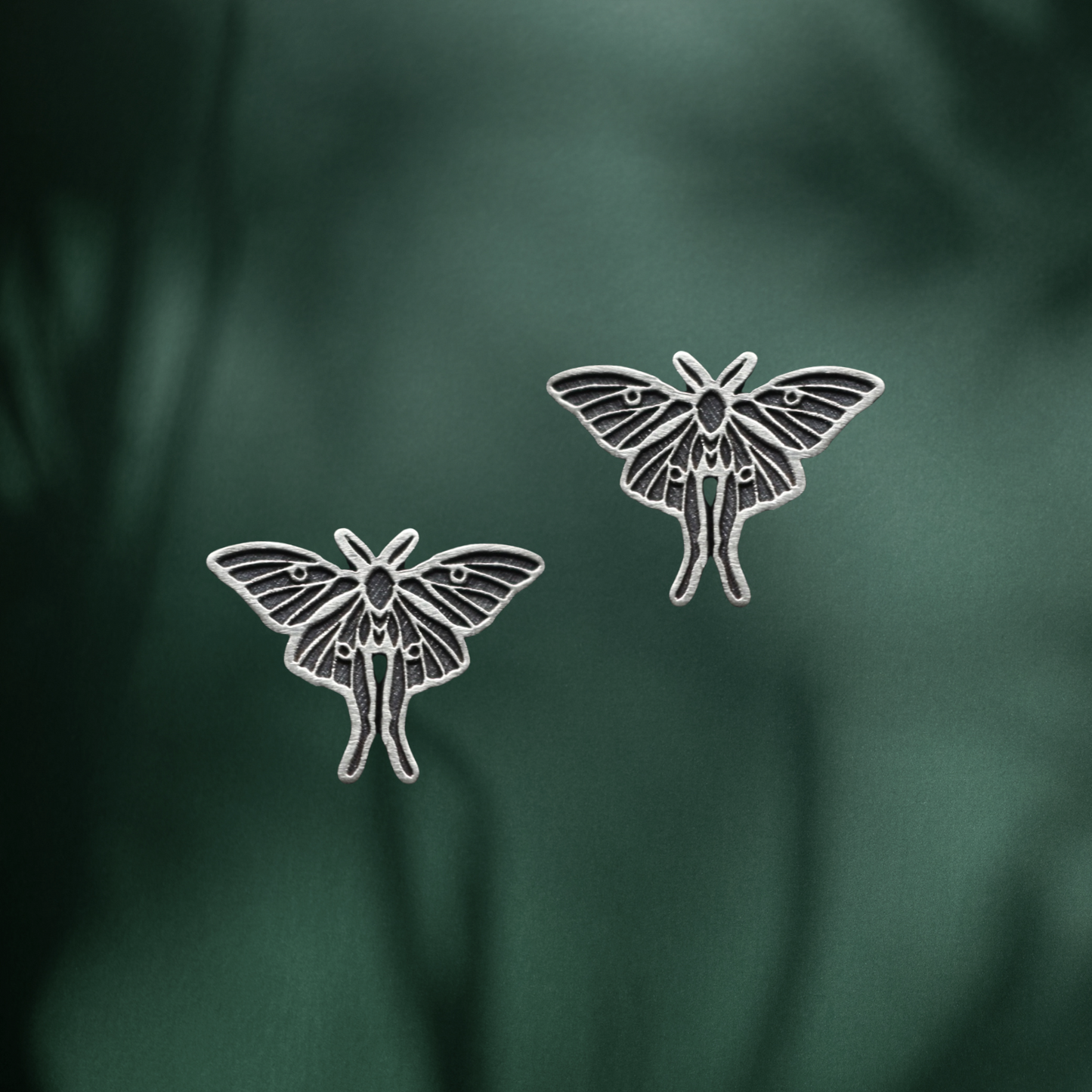 Luna Moth Studs