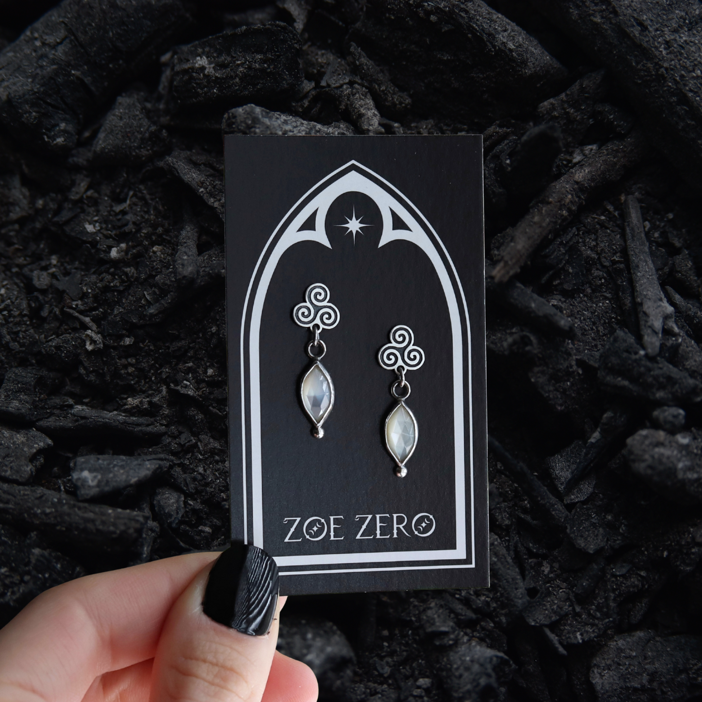 Triskele Spiral Studs