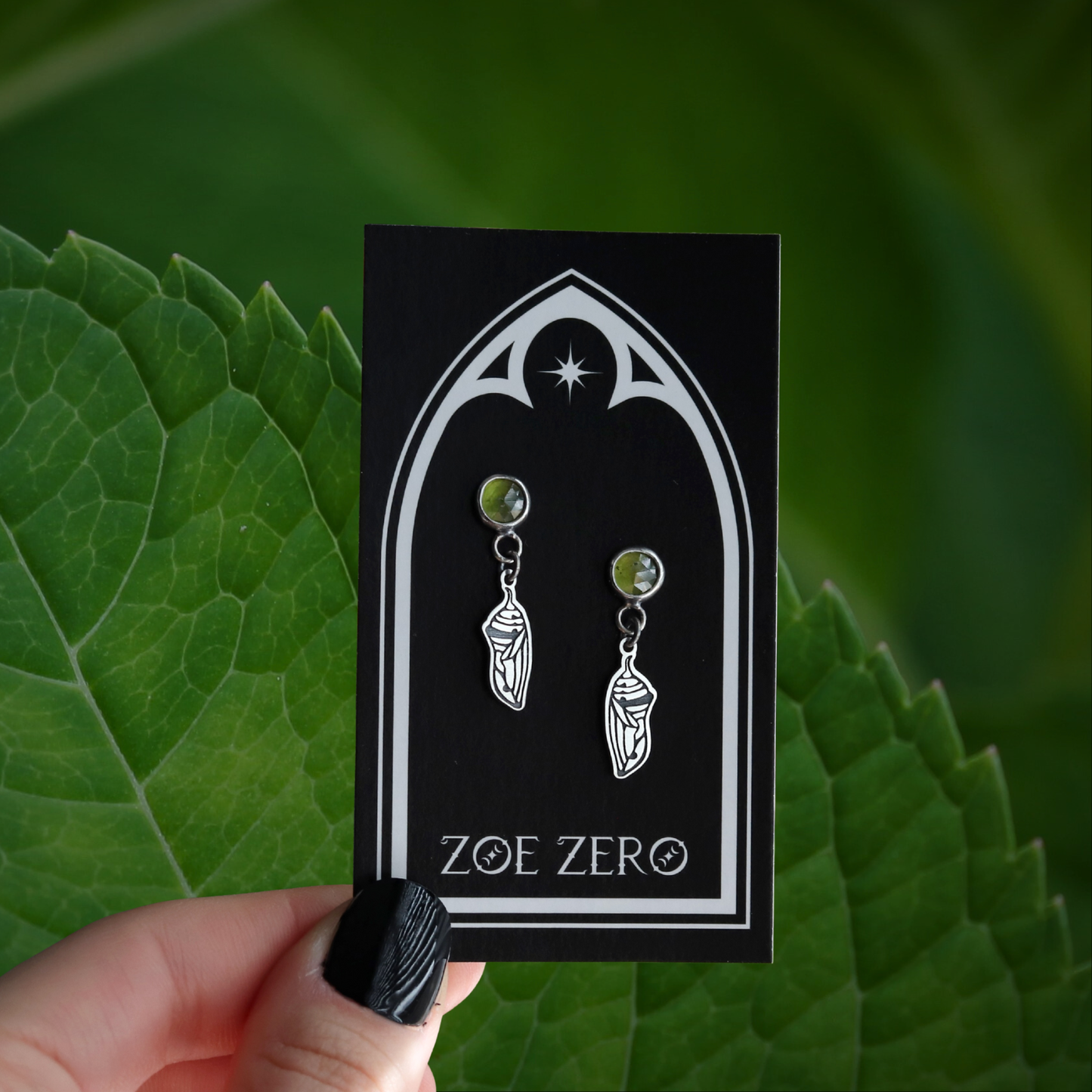 Cocoon Gemstone Studs