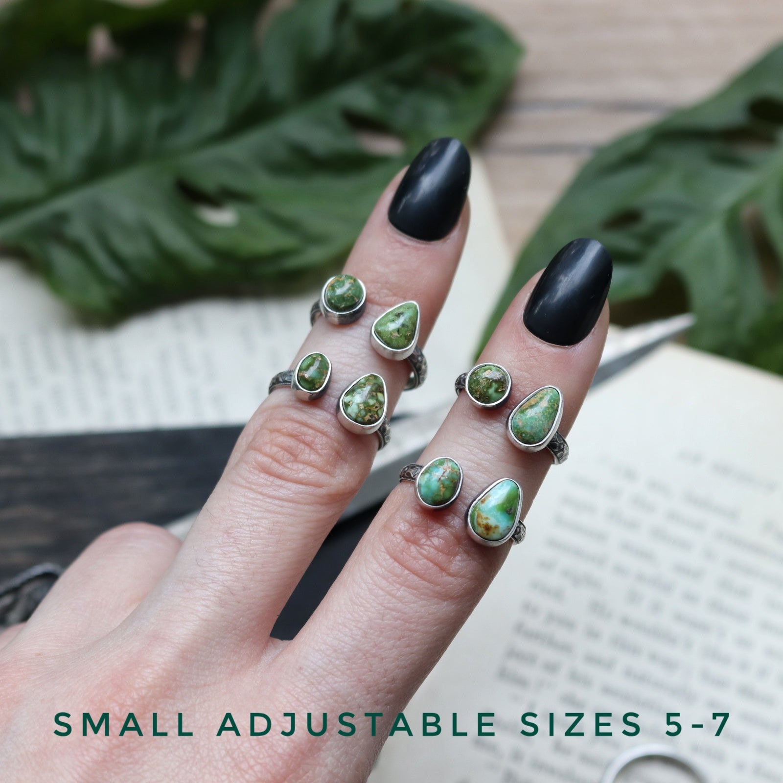 Mossy Duo Rings (8528197976226)