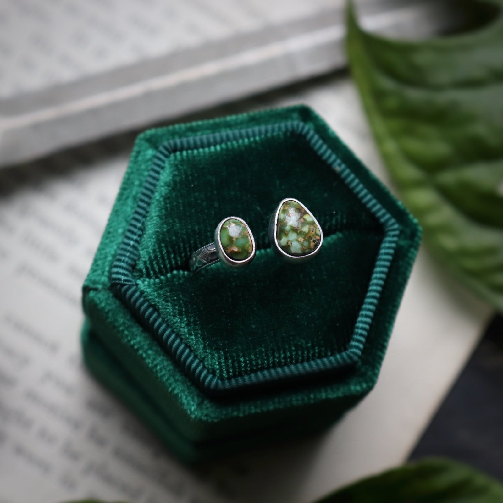 Mossy Duo Rings (8528197976226)