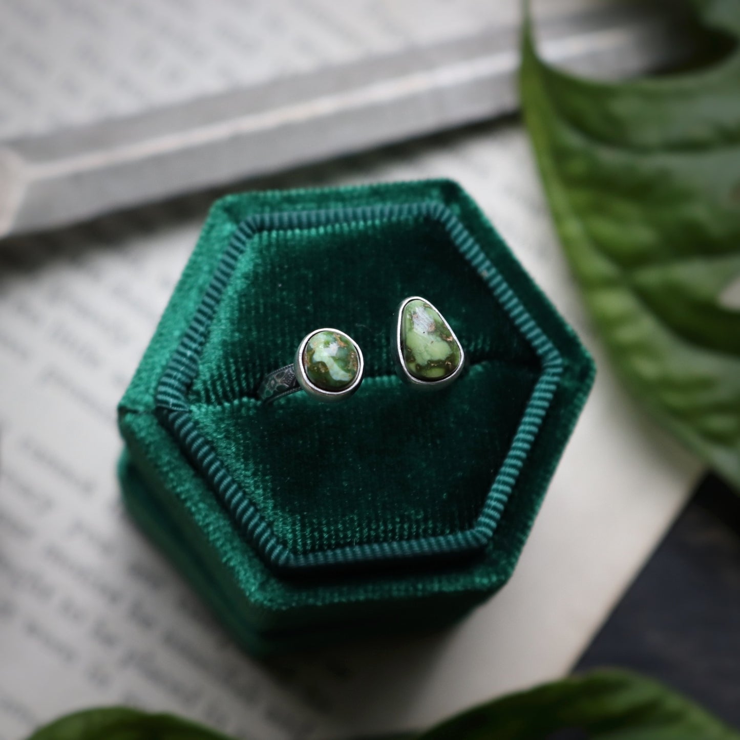 Mossy Duo Rings (8528197976226)