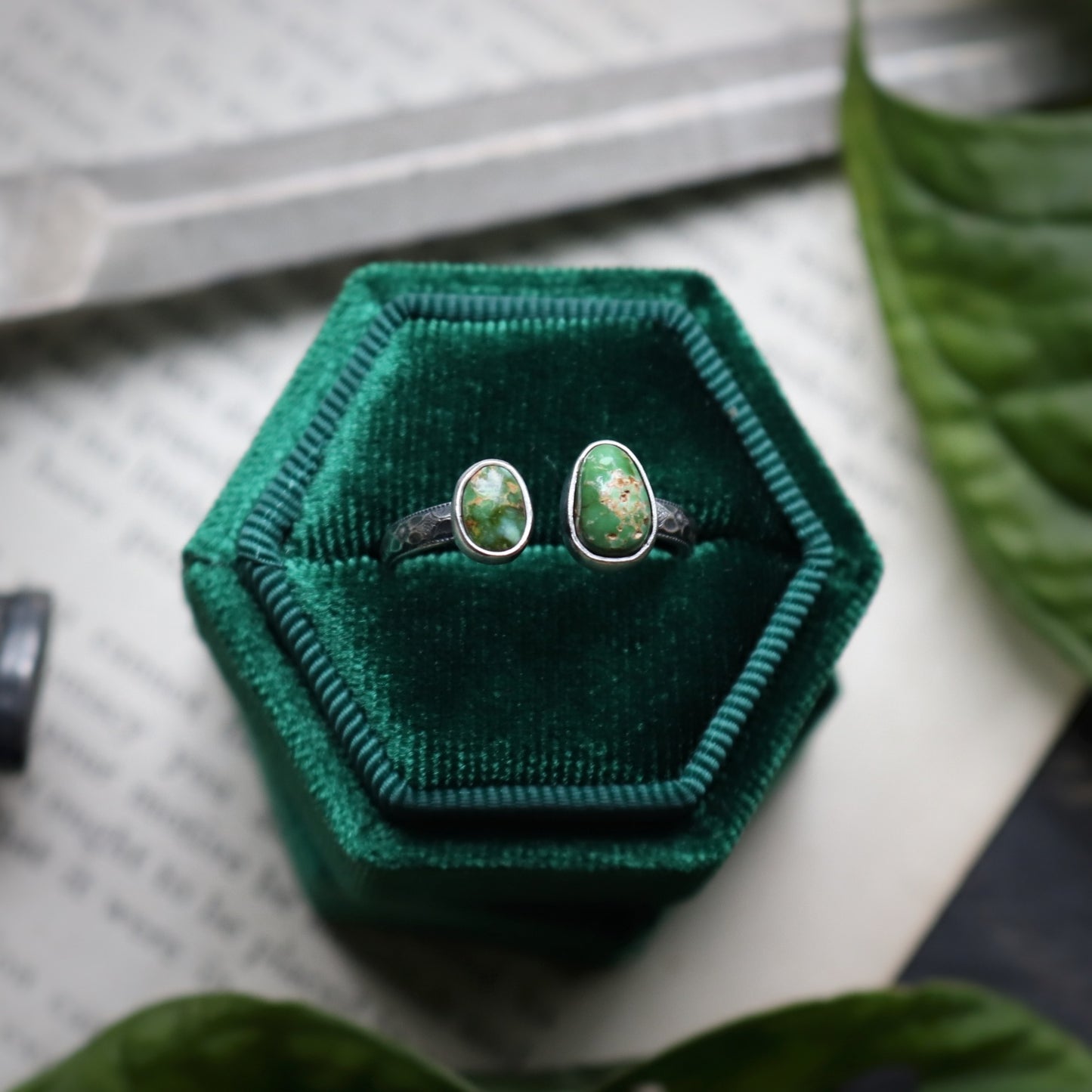 Mossy Duo Rings (8528197976226)