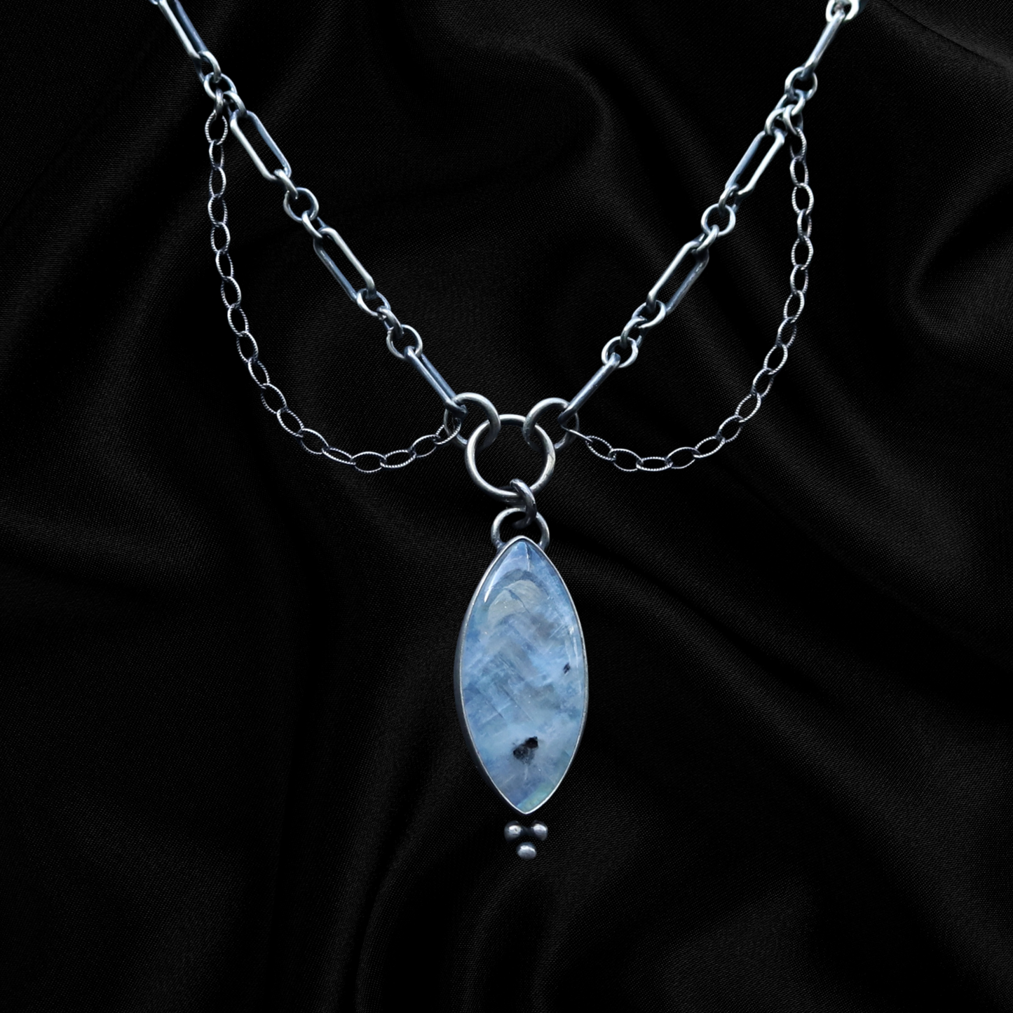 Moonstone Chunky Chain Pendant