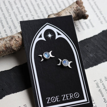 Moon Phase Studs