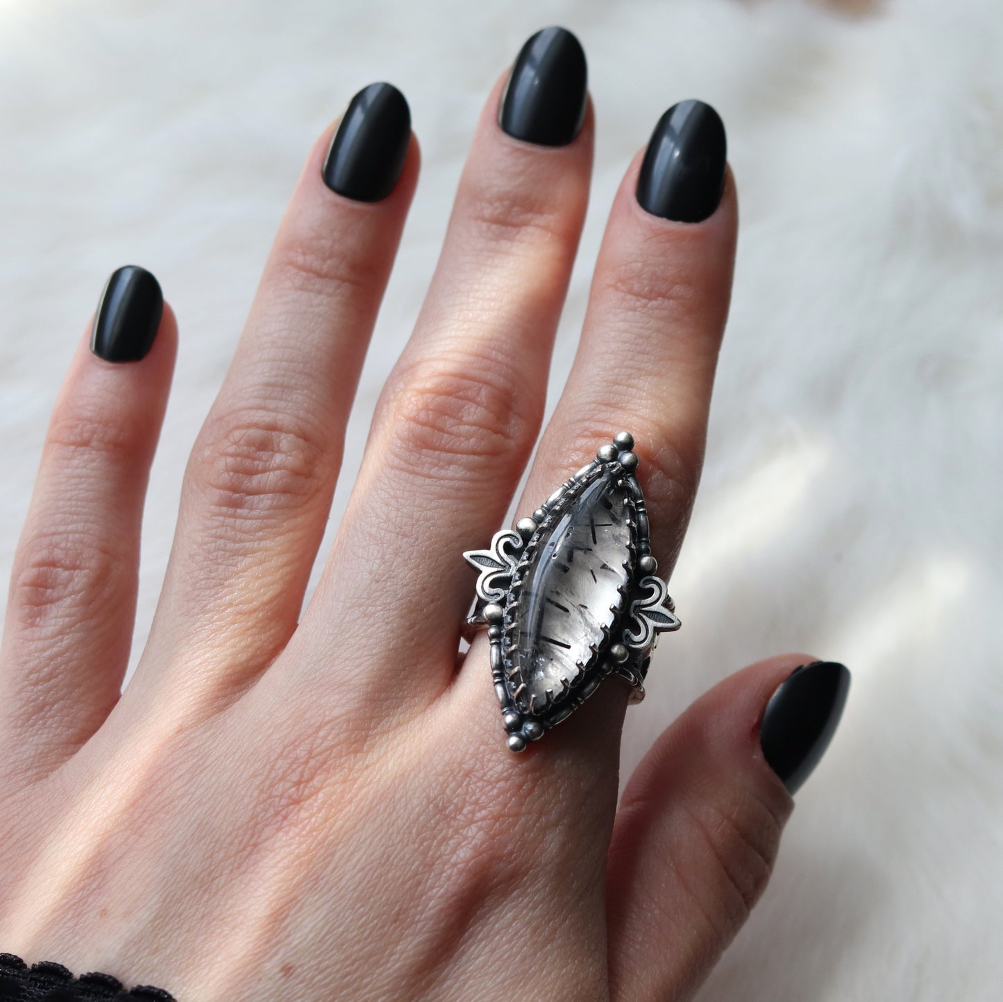 Memento Statment Ring- size 7.5