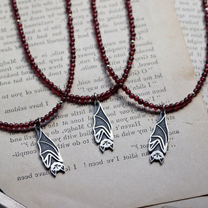 Beaded Bat Necklace