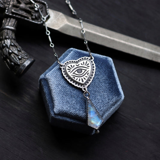 Sacred Eye Moonstone Necklace