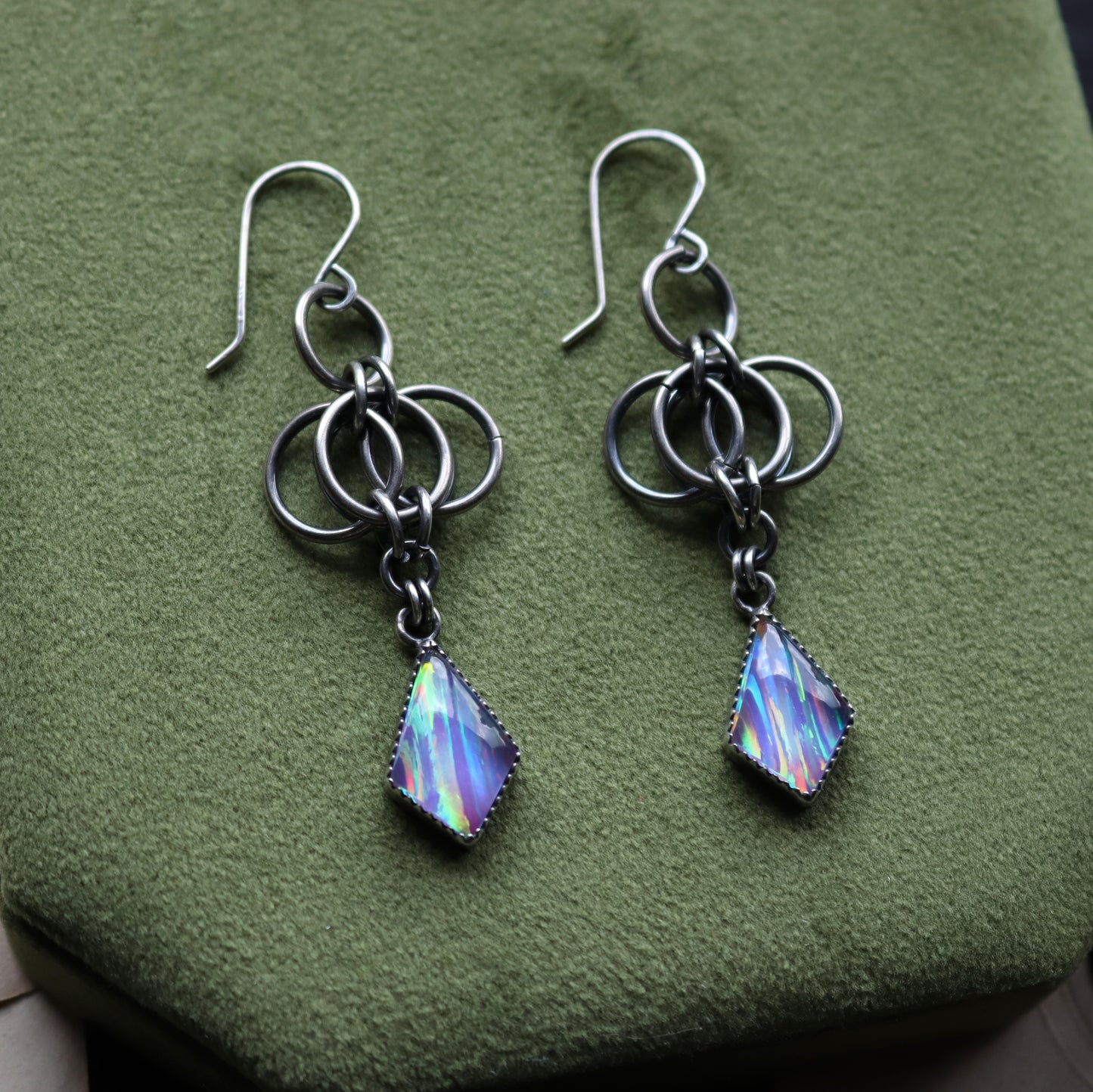 Aura Opal Earrings