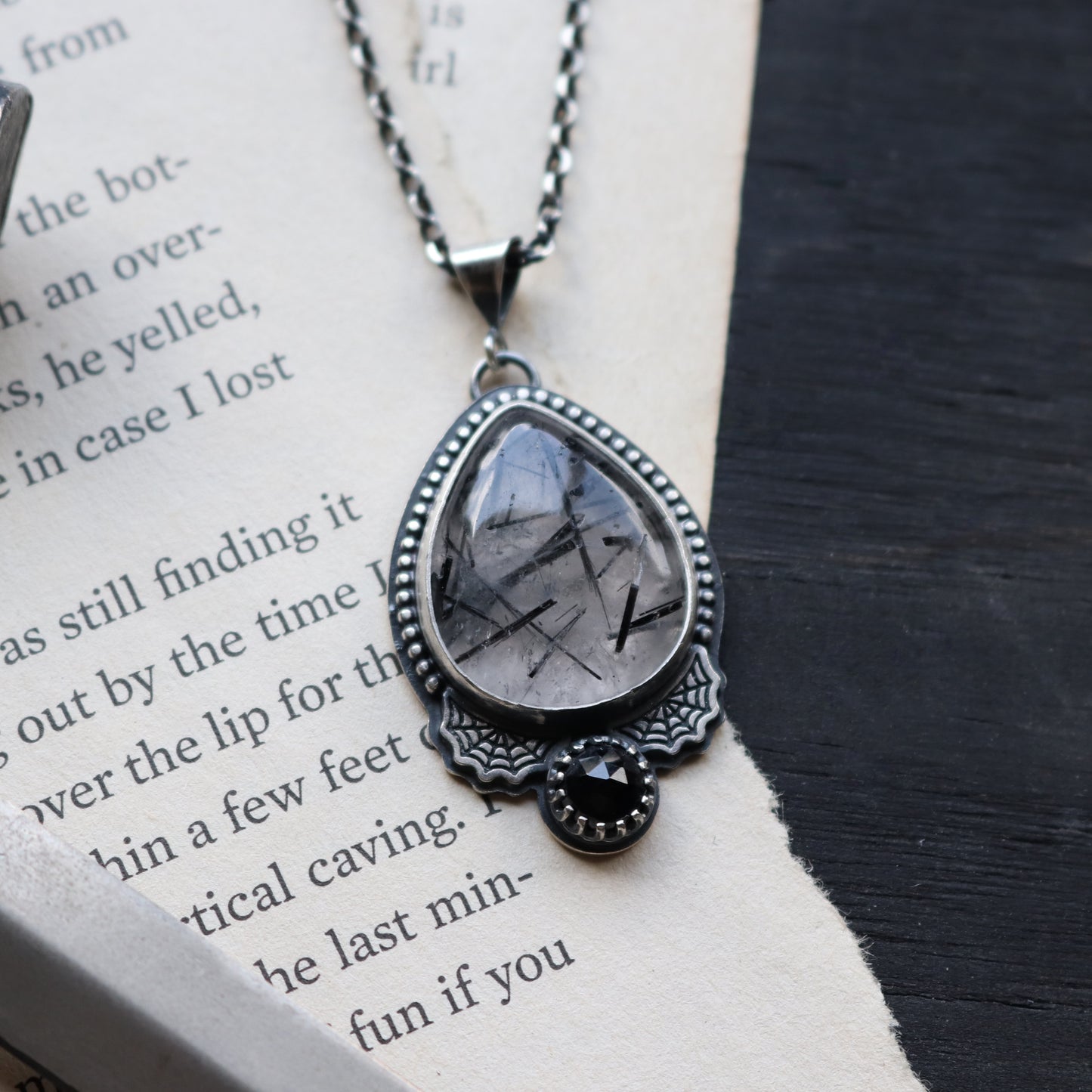 Spider Web Pendant