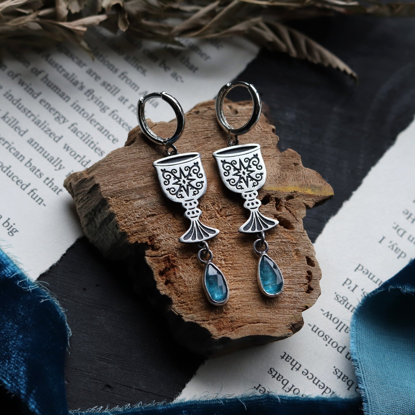 Chalice Cups with Kyanite