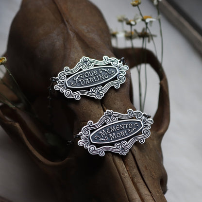 Mini Casket Plaque Necklaces