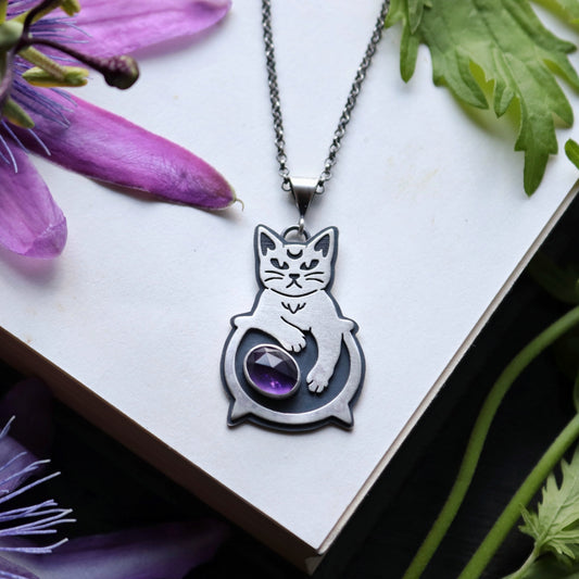 Cauldron Kitty Necklace