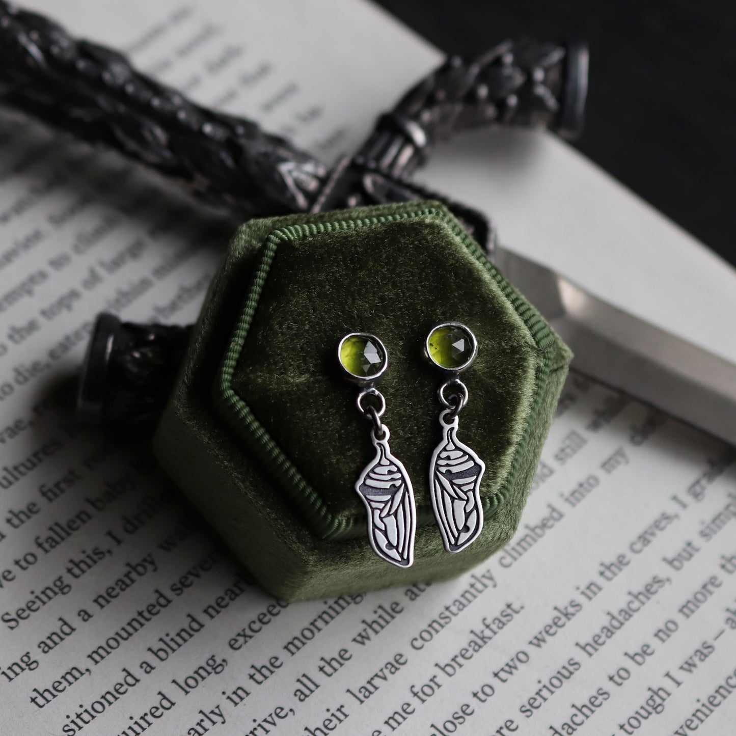 Cocoon Gemstone Studs