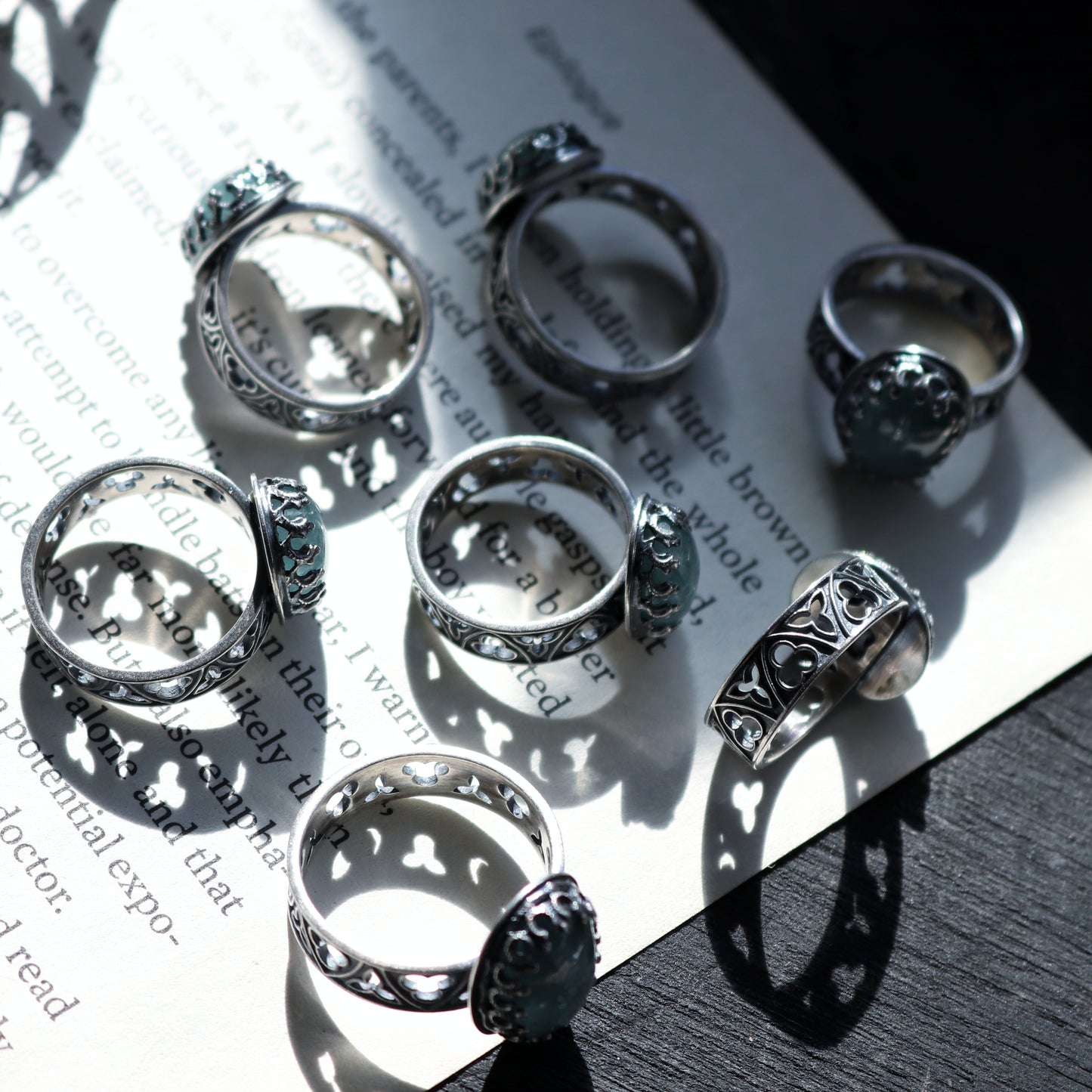 Celestial Kyanite Rings