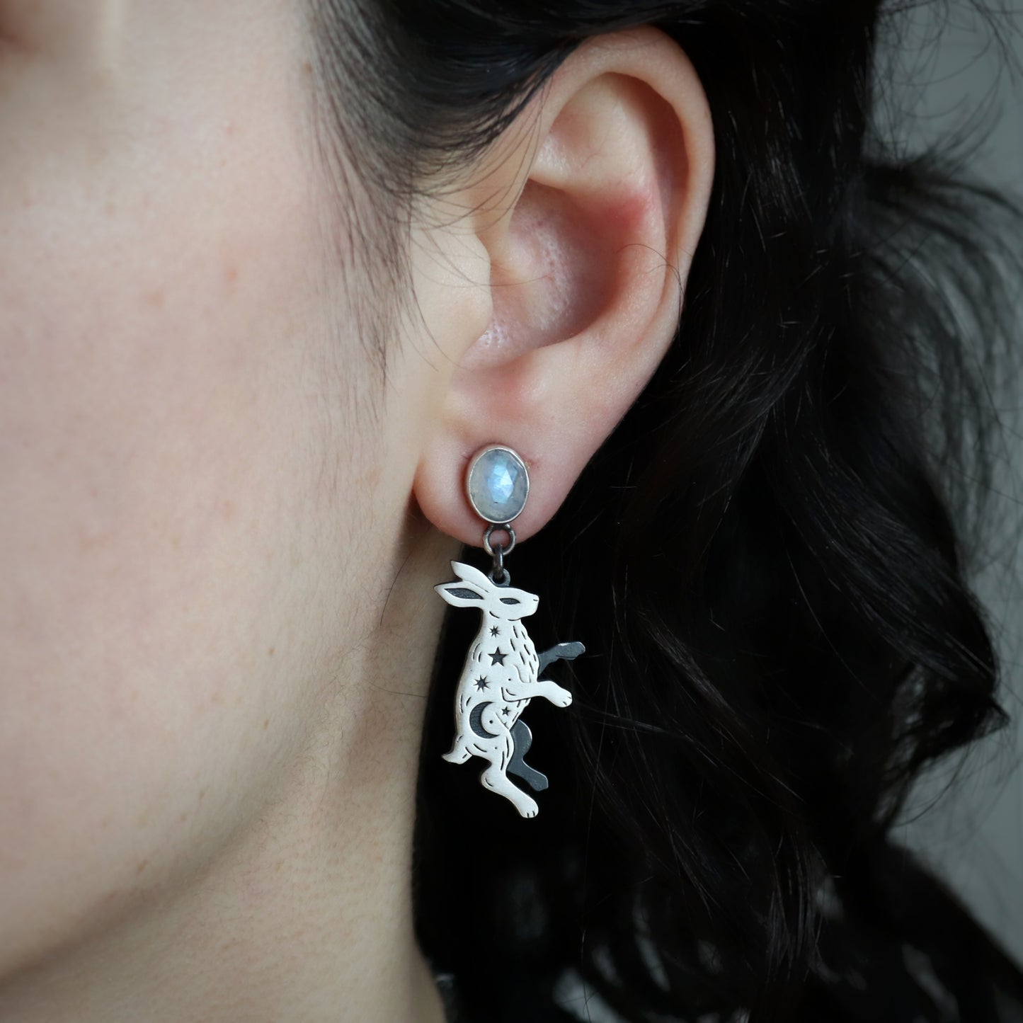 Dancing Rabbit Earrings
