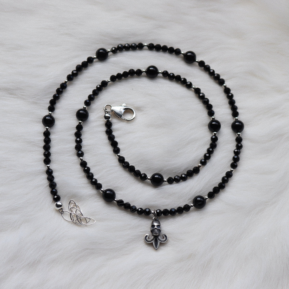 Beaded Mourning Necklaces
