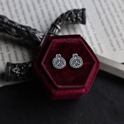 Pomegranate Studs