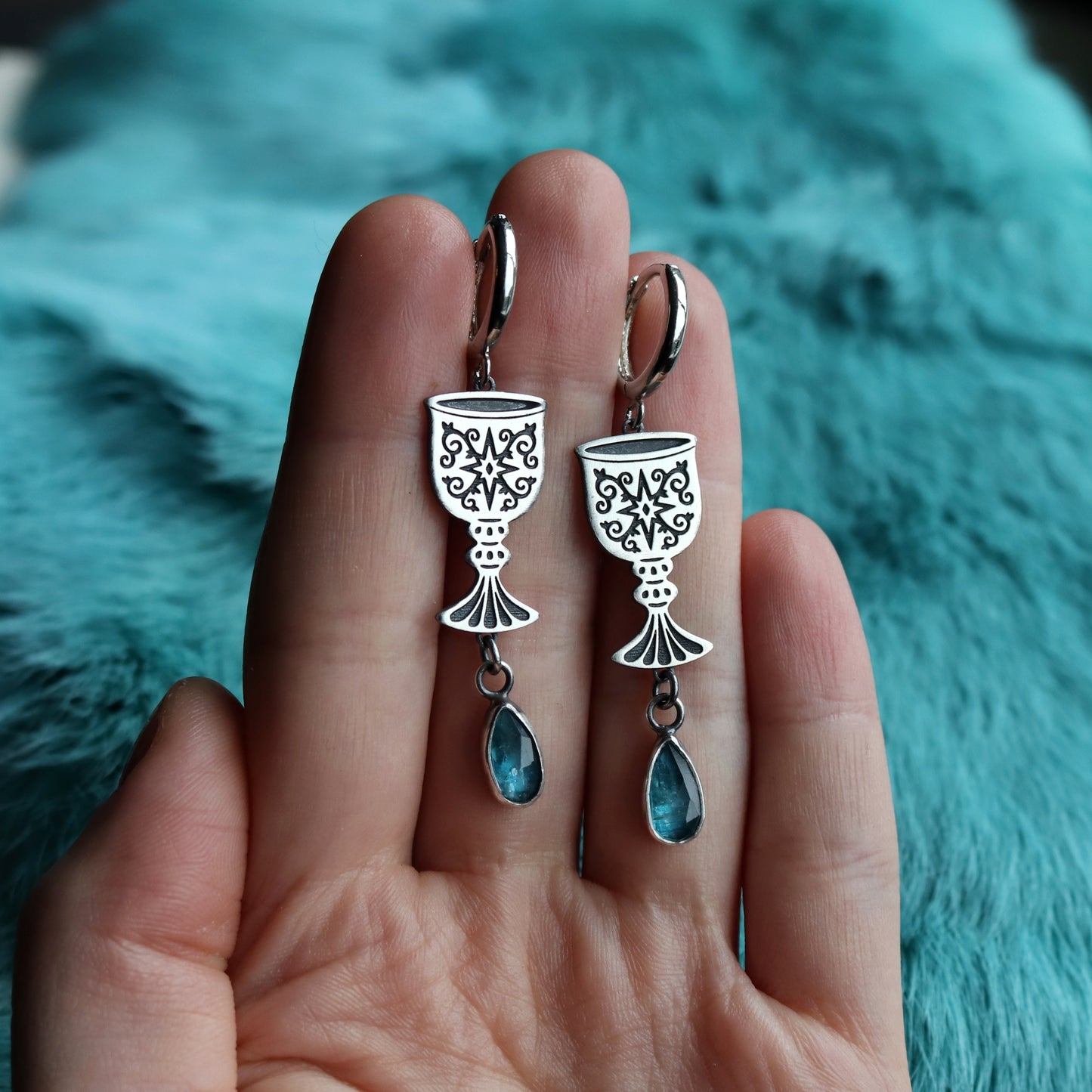 Chalice Cups with Kyanite