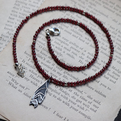 Beaded Bat Necklace