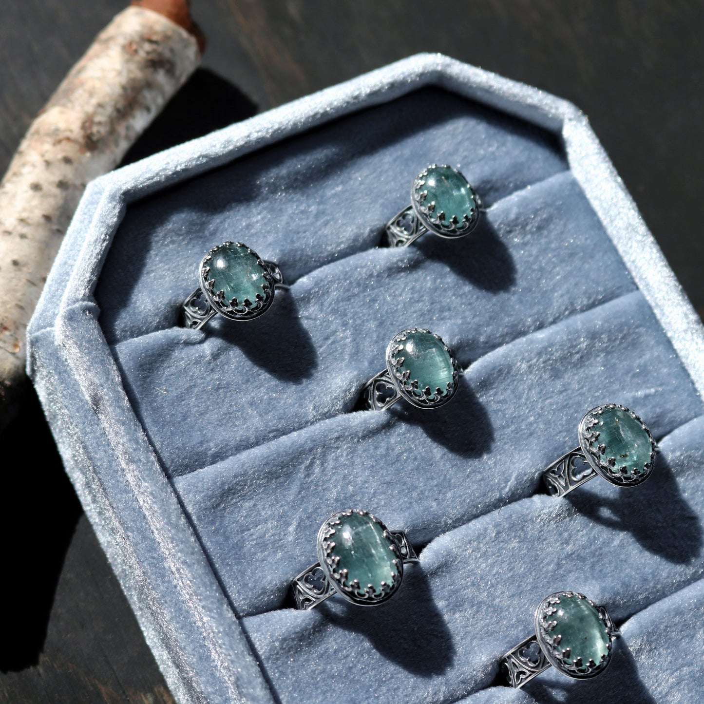 Celestial Kyanite Rings