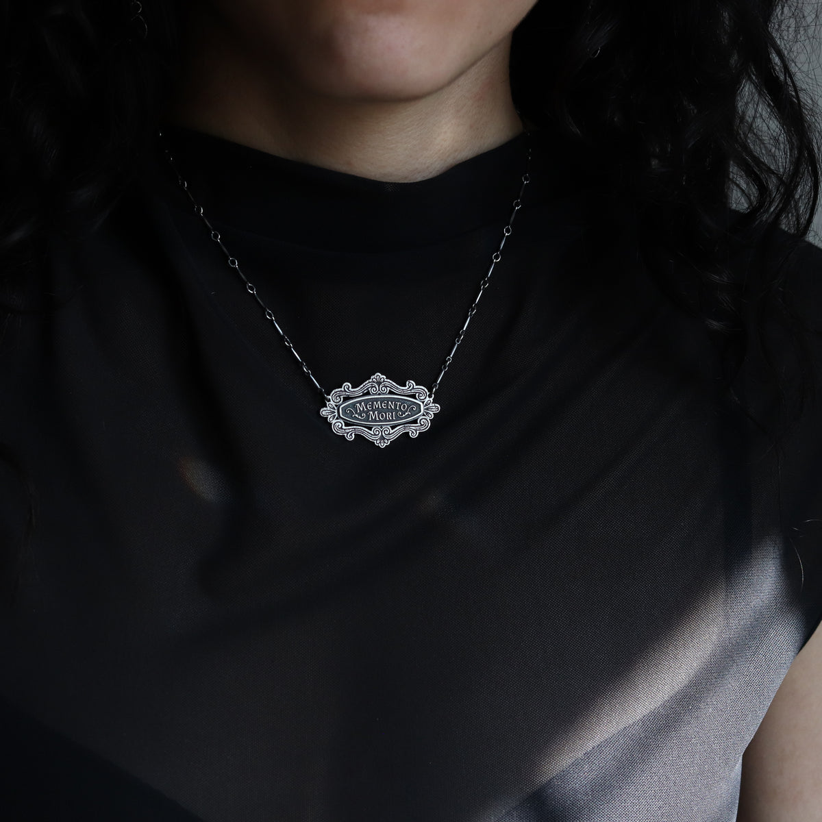 Mini Casket Plaque Necklaces