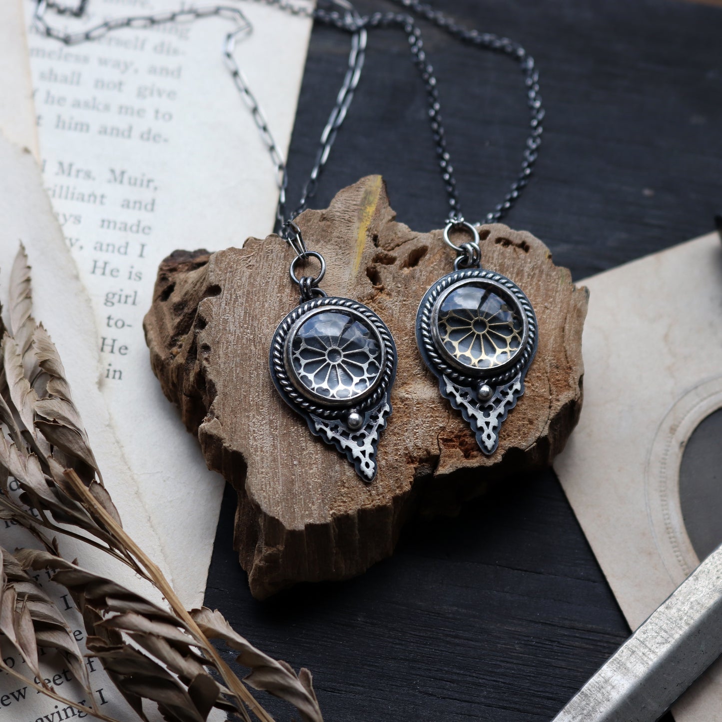 Mini Cathedral Window Necklace