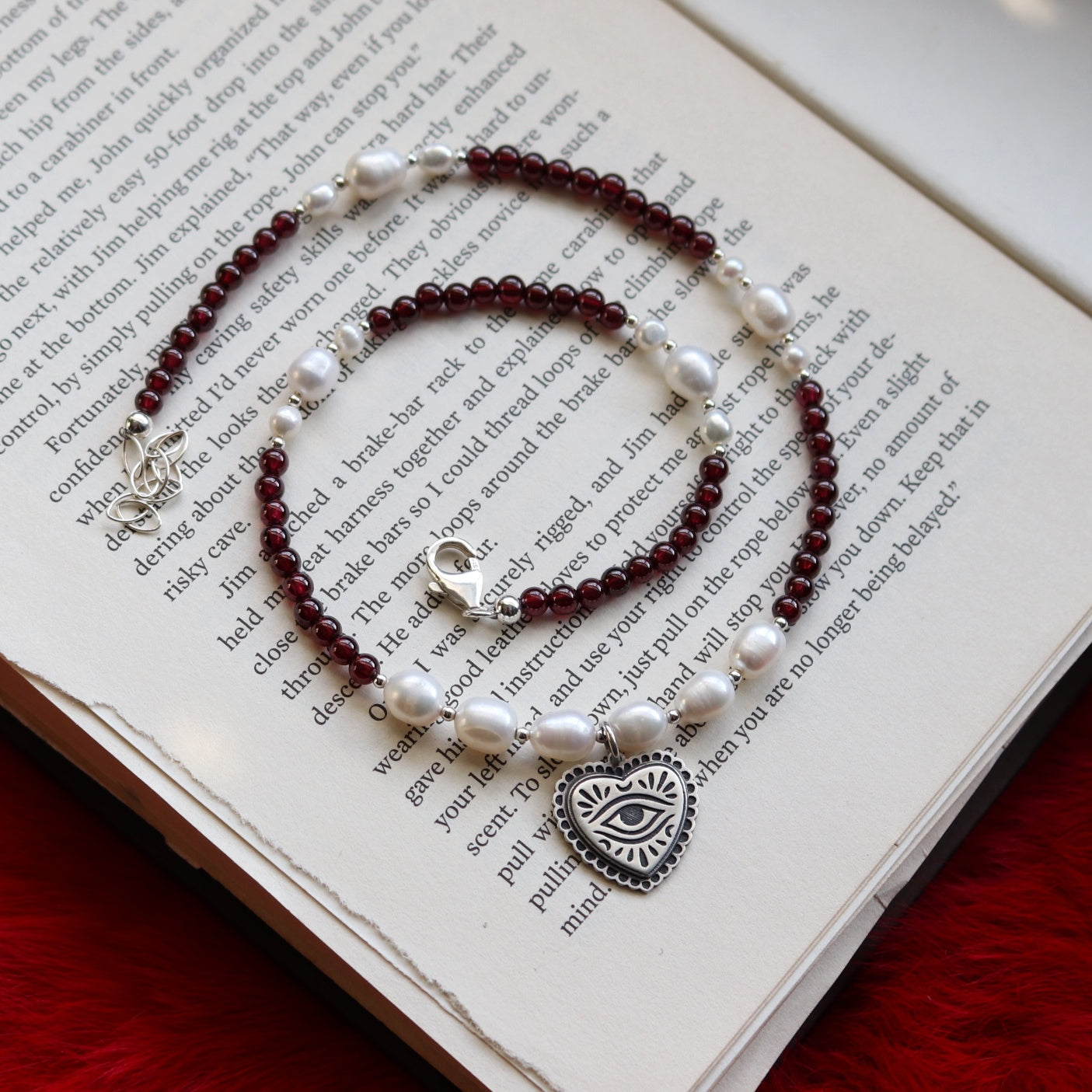 Beaded Gemstone Necklace