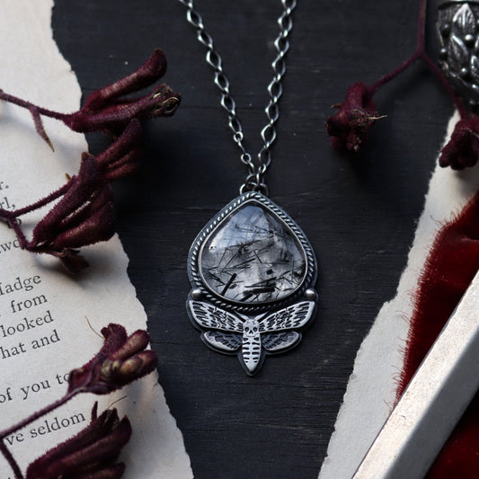 Deaths Head Moth Pendant