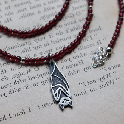 Beaded Bat Necklace
