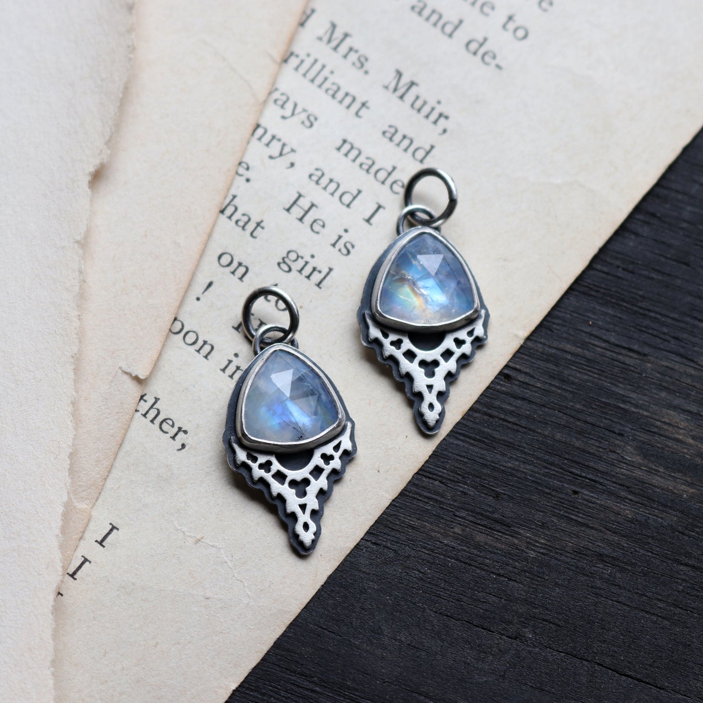 Moonstone Arch Charm