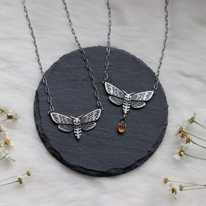Death's Head Moth Pendant
