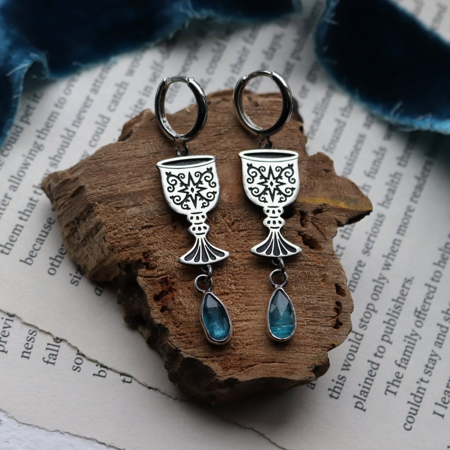 Chalice Cups with Kyanite