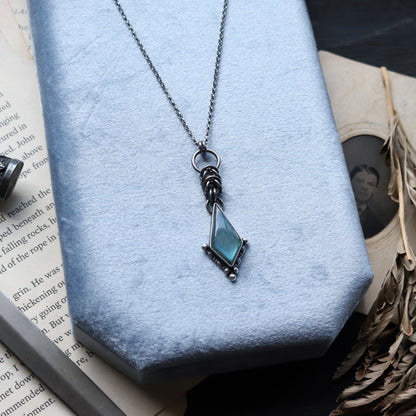 Labradorite Chainmail Necklace