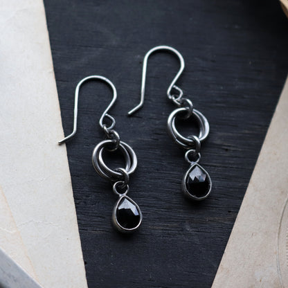 Infinity Gemstone Earrings